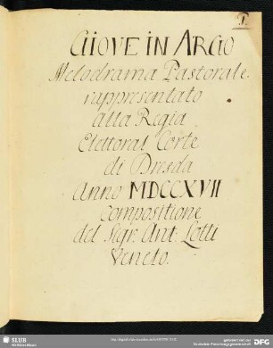 [Text:] Giove in Argo