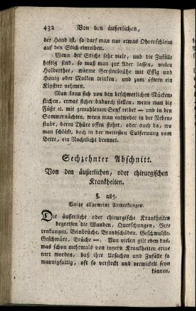 Sechzehnter Abschnitt.