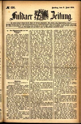 Ausgabe vom Freitag, den 03. Juni 1881.