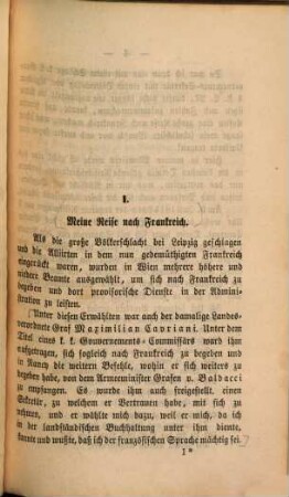 Memoiren meines Lebens : Gefundenes und Empfundenes, Erlebtes und Erstrebtes. 2, Von Jahre 1814 bis zum Jahre 1830.