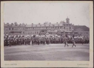 Schloßwache, Großherzog Friedrich I. und Kaiser Wilhelm II.