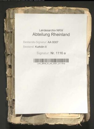Beschreibung des Erzstiftes Köln