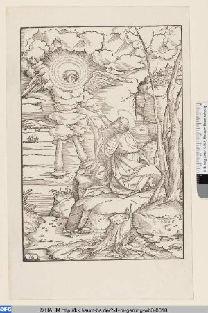 Der heilige Johannes verschlingt das Buch