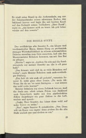 Die Hohle Stufe