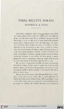 7: Tomba dell'età romana scoperta a Susa