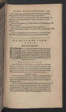 Actio decimaseptima.