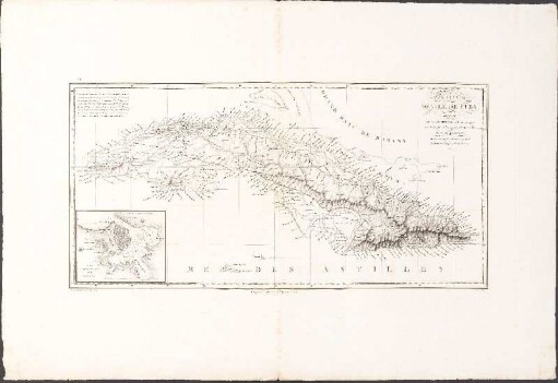 Carte de L'Ile de Cuba