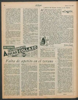 Cartas de Mama Justa a su nieta