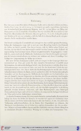 3. Consilium Bucerj (Winter 1539/1540)