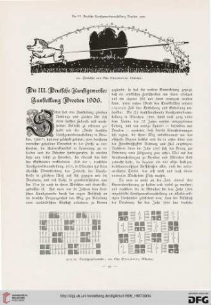 Die III. Deutsche Kunstgewerbe-Ausstellung Dresden 1906, [1]: Einleitung