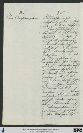 [fol. 5] Vom Consistorio pleno