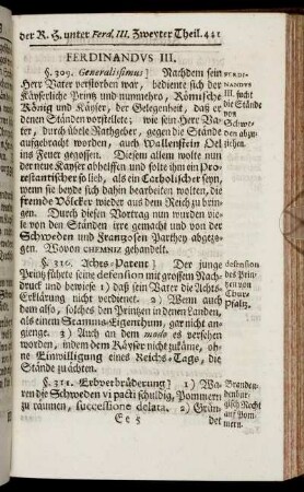 Ferdinandus III. - Iosephus.