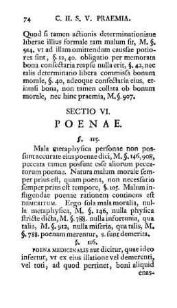 Sectio VI. Poenae.