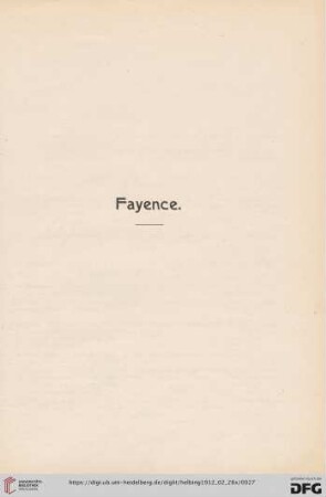 Fayence (Nr. 223-391)