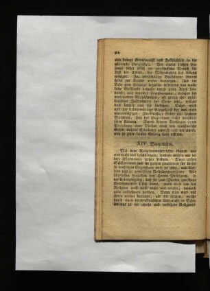 XIV. Sittenlehre.
