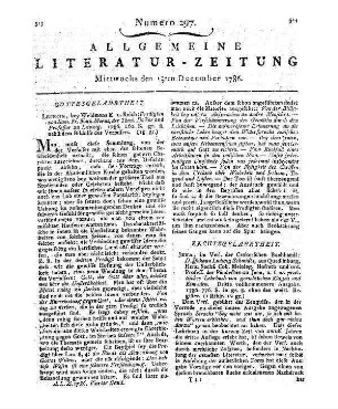 [Keller, H.]: Lieber heute als morgen. Ein Lustspiel in einem Aufzuge. Freiberg: Craz 1786