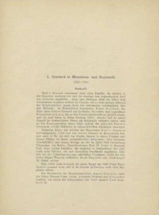 I. Gontard in Mannheim und Bayreuth (1731-1764)
