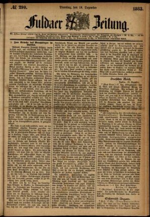 Ausgabe vom Dienstag, den 18. Dezember 1883.