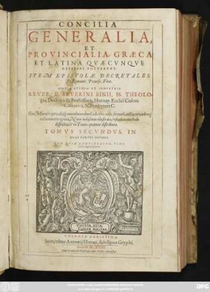 2,[1]: In Duas Partes Divisus. Quo Quid Contineatur, Vide Lector Pagina sequenti