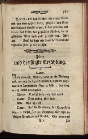 Fünf und dreißigste Erzählung.