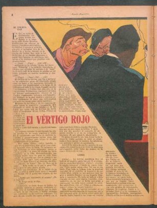 El vértigo rojo : Novela corta de Horacio Varela