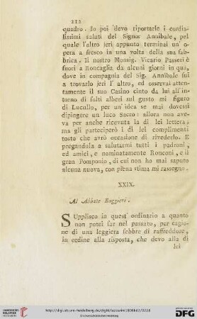 XXIX. Al Abbate Ruggieri