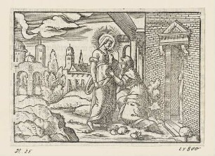 Heimsuchung Marias, aus: Adam Reißner, "Jerusalem", Frankfurt am Main 1563, Teil I fol. XCVv