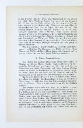 II. Ältere Staatenbildung