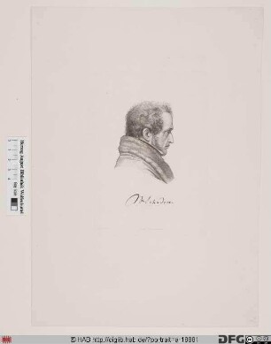 Bildnis (Friedrich) Wilhelm Schadow (1845 von Godenhaus)
