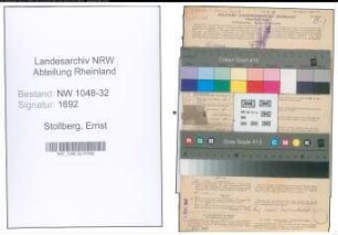 Entnazifizierung Ernst Stollberg , geb. 29.01.1888 (Beamter)