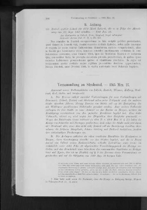 Versammlung zu Stralsund. - 1365 Mrz. 27.