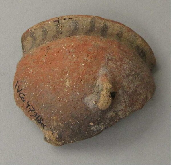 Fragment of a clay vessel