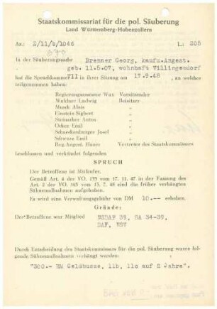 Brenner, Georg