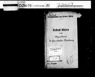 Kreisausschuss: Requisitionen der französischen Besatzung