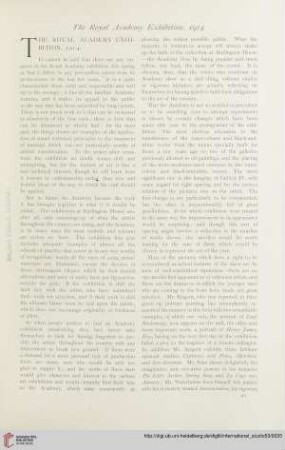 The royal academy exhibition, 1914