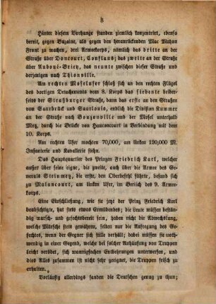 Der Krieg um die Rheingrenze 1870 politisch und militärisch dargestellt von W. Rüstow : Mit Kriegskarten und Plänen, 4