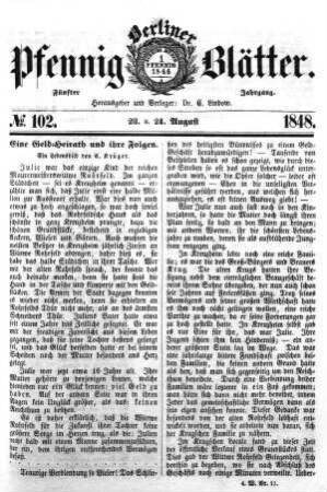 No. 102, 23. u. 24. August