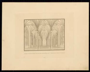 Gertraudenkirche, Berlin: Perspektivische Innenansicht (aus: Sammlung Architektonischer Entwürfe, Berlin 1858)
