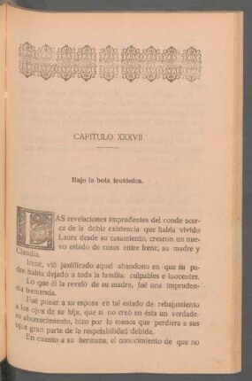 Capítulo XXXVII - Bajo la bota teutónica.