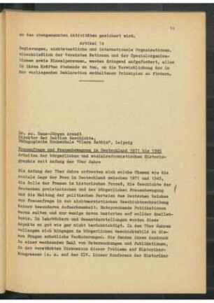 Frauenfrage und Frauenbewegung in Deutschland 1871 bis 1945