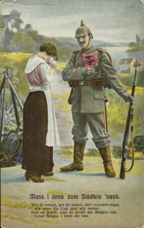 Muss i denn zum Städtele 'naus - Wie du weinst [...]