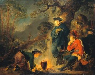 Friedrich der Große vor der Schlacht bei Torgau