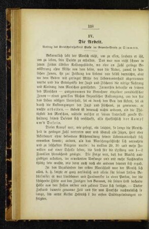 ¬Die¬ Arbeit : Vortrag im Gewerbe-Verein zu Simmern