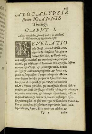 Apocalypsis Beati Ioannis Theologi.
