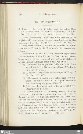 43. Erdmagnetismus