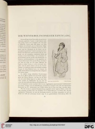 Der Wiener Holzschneider Erwin Lang