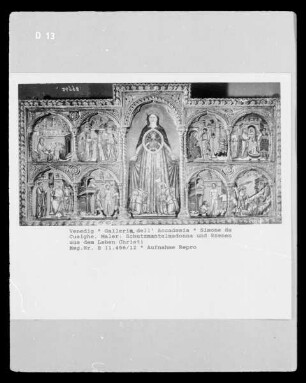 Schutzmantelmadonna und Szenen aus dem Leben Christi