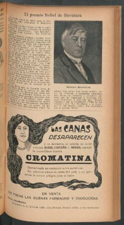 El premio Nobel de literatura