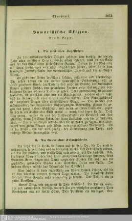 Humoristische Skizzen