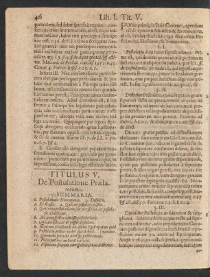 Titulus V. De Postulatione Praelatorum